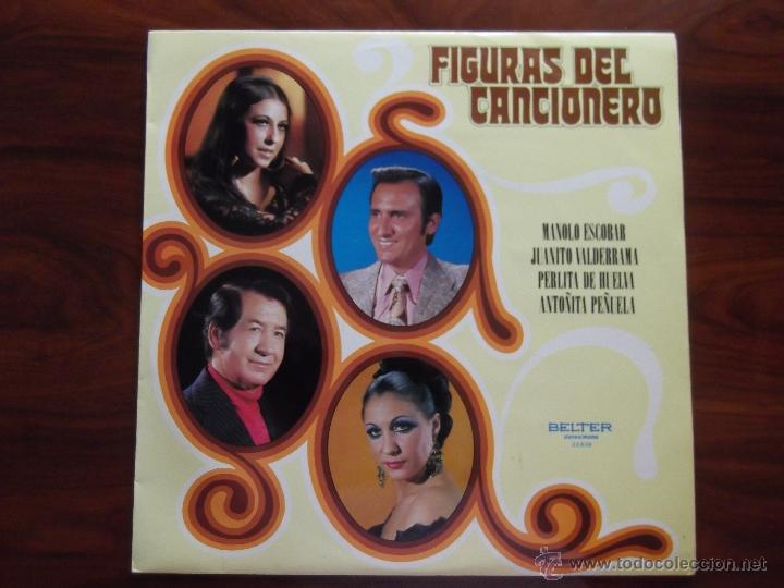 Discos de vinilo: DISCO DE VINILO: FIGURAS DEL CANCIONERO - Foto 1