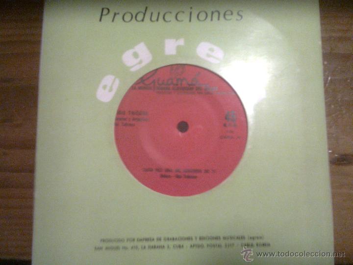 Disques de vinyle: Tr&iacute;o Taicuba - cada vez que me acuerdo de ti + El mag&uuml;ey..(Guam&aacute; - Egrem, 60&acute;s). Ed. original cubana