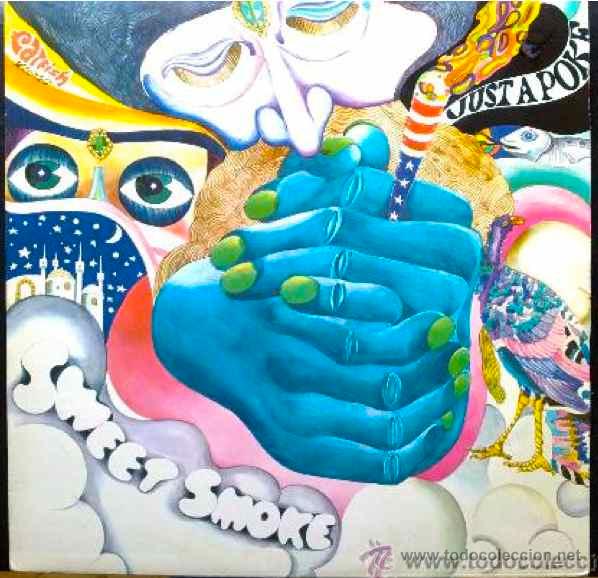 Discos de vinilo: SWEET SMOKE, JUST A POKE. LP HOLANDA EN SELLO CATFISH