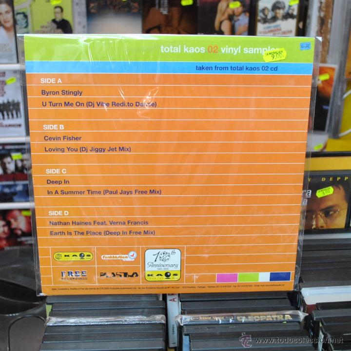 Discos de vinilo: TOTAL KAOS SAMPLER 02 - LP - Foto 2