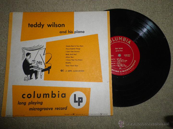 Dischi in vinile: TEDDY WILSON AND HIS PIANO LP VINILO 10 PULGADAS 25 CM. DEL A&Ntilde;O 1950 HECHO EN USA CONTIENE 8 TEMAS