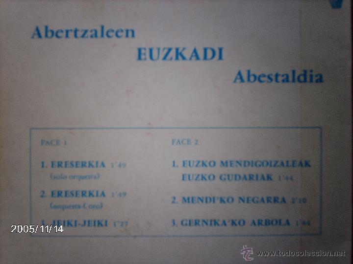 Discos de vinilo: abertzaleen abestaldia euzkadi - Foto 2