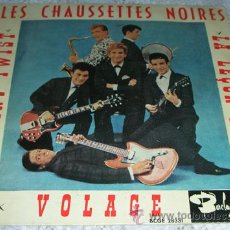 Discos de vinilo: LES CHAUSSETTES NOIRES - PEPPERMINT TWIST + 2 - EP ESPAÑOL 1961. Lote 43872293