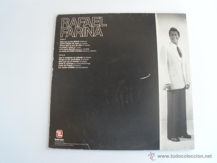 Discos de vinilo: rafael farina,deja que yo me divierta - Foto 2