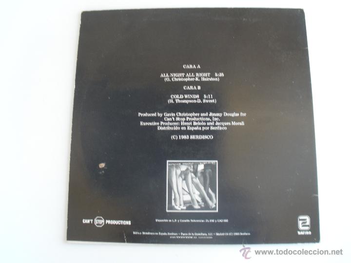 Discos de vinilo: RITCHIE FAMILY / ALL NIGHT ALL RIGHT - Foto 2
