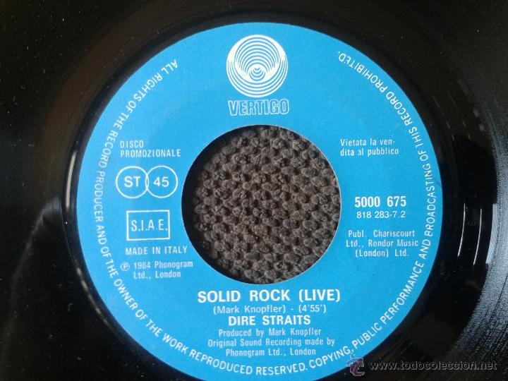 Discos de vinilo: DIRE STRAITS SINGLE PROMOCIONAL ITALIANO. - Foto 3