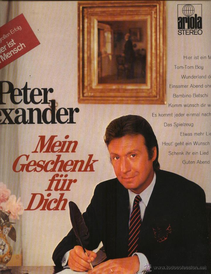 Discos de vinilo: Peter Alexander - Mein Geschenk f&uuml;r Dich - Foto 1