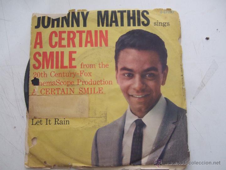 Discos de vinilo: JOHNNY MATHIS A certain smile- Let it rain - Foto 1