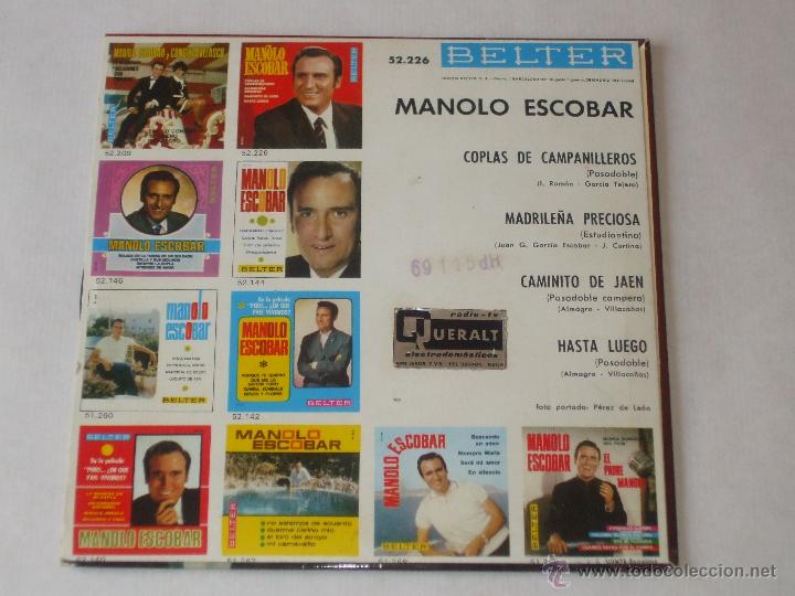Discos de vinilo: Manolo Escobar - Foto 2