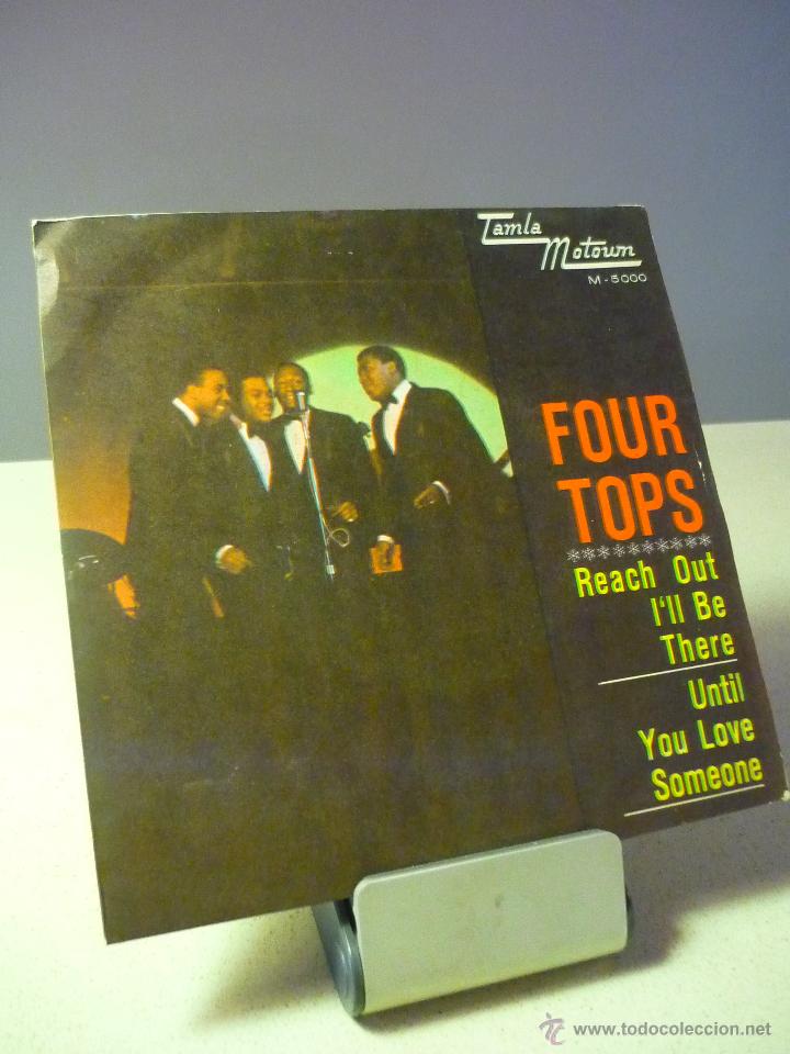 Discos de vinilo: FOUR TOPS REACH OUT ILL BE THERE SINGLE - Foto 1