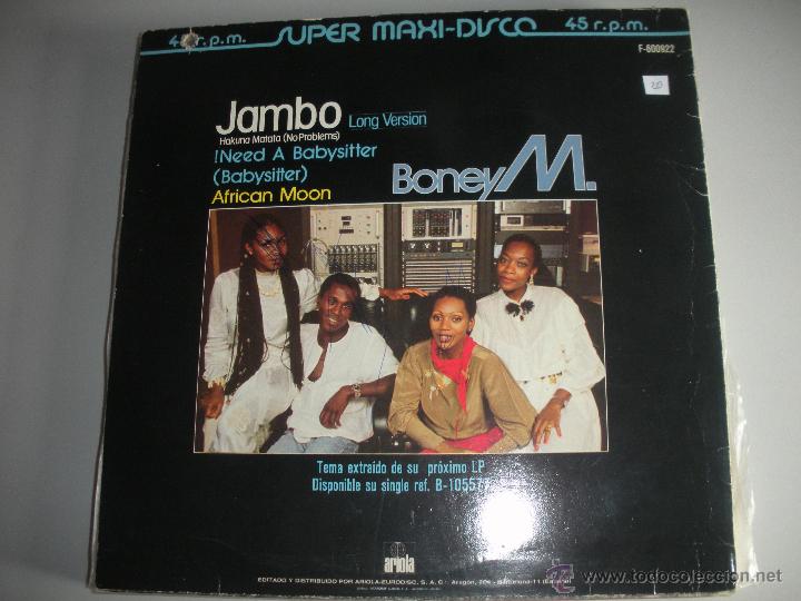 Discos de vinilo: MAGNIFICO LP DE - BONEY - M- - Foto 1