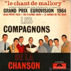 Discos de vinilo: EP LES COMPAGNONS DE LA CHANSON : EUROVISION 1964