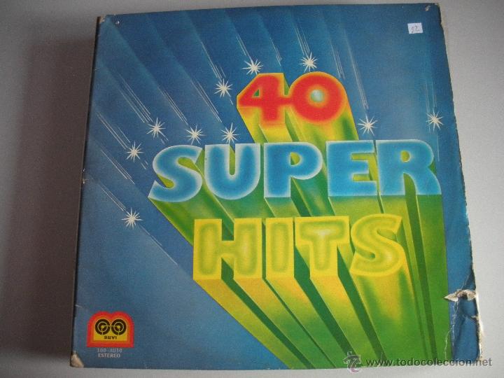 Discos de vinilo: MAGNIFICO DOBLE LP DE - 40 SUPER HITS - - Foto 1