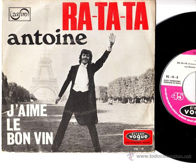 Discos de vinilo: ANTOINE - RA TA TA - SINGLE ESPA&Ntilde;OL DE VINILO - Foto 1