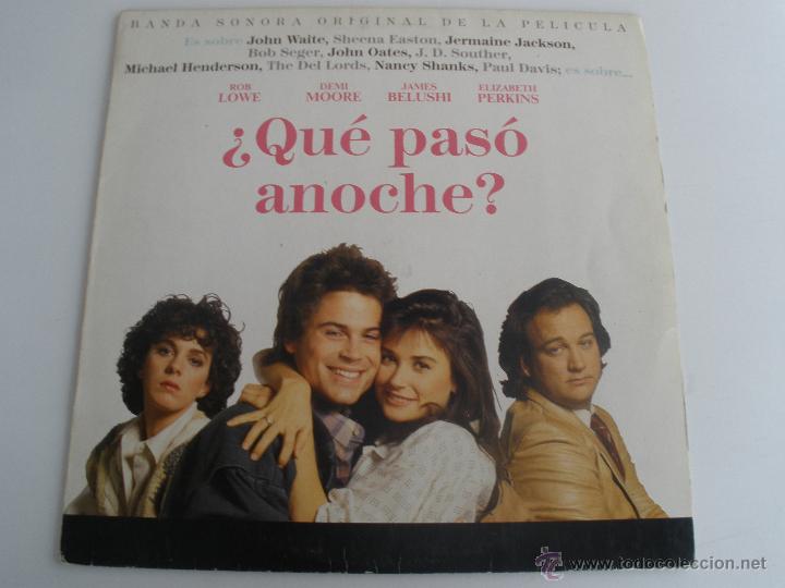 Discos de vinilo: BANDA SONORA ORIGINAL QUE PASO ANOCHE - Foto 1