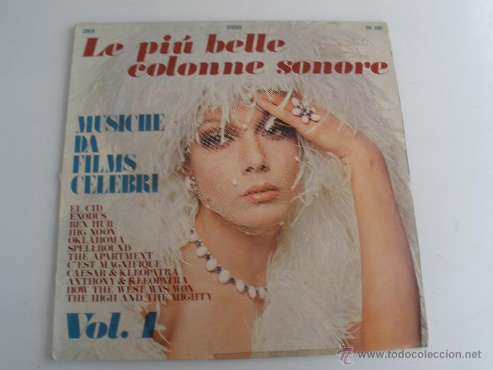 Discos de vinilo: LE PIU BELLE COLONNE SONORE - Foto 1