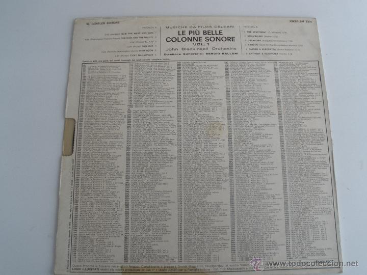 Discos de vinilo: LE PIU BELLE COLONNE SONORE - Foto 2