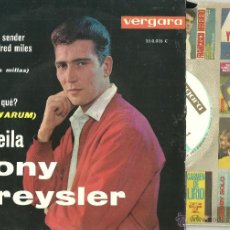 Disques de vinyle: TONY PREYSLER SHEILA / RETURN TO SENDER / 500 MILLAS / ¿Y PORQUÉ? EP VERGARA 63 @ GOLDEN QUARTER. Lote 43986728