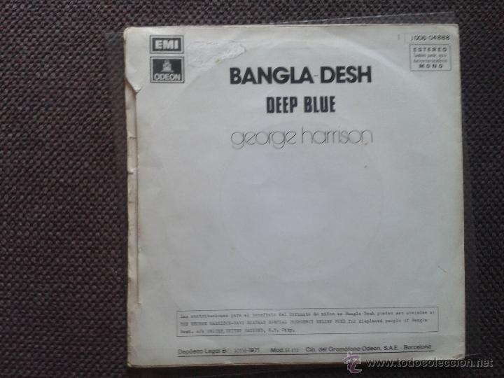 Discos de vinilo: GEORGE HARRISON SINGLE BANGLA DESH - Foto 2