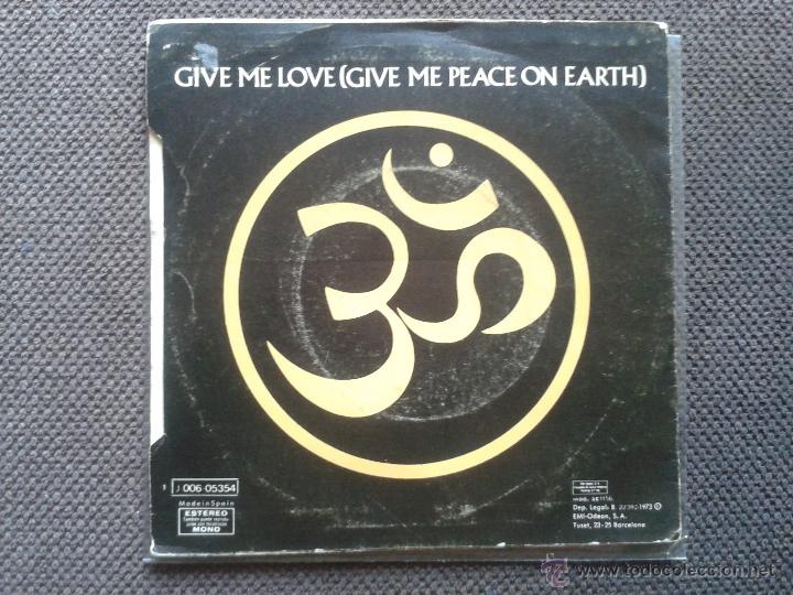 Discos de vinilo: GEORGE HARRISON SINGLE GIVE ME LOVE - Foto 2