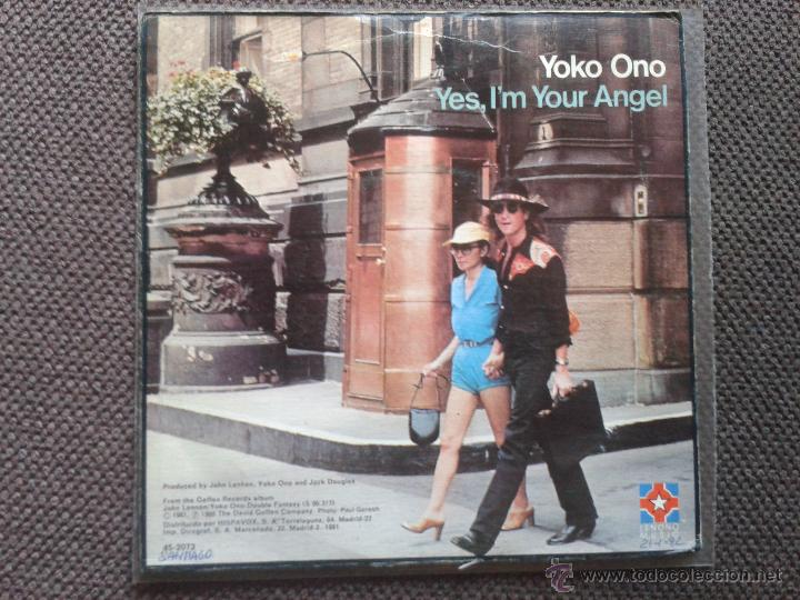 Discos de vinilo: JOHN LENNON SINGLE WATCHING THE WHEELS - Foto 2