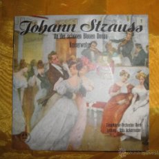 Discos de vinilo: JOHAM STRAUSS. THE BEAUTIFUL BLUE DANUBE. BERNE SYMPHONY ORCHESTRA. OTTO SCKERMANN. EDICION FRANCESA