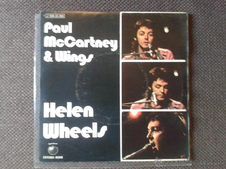 Discos de vinilo: PAUL MCCARTNEY SINGLE HELEN WHEELS - Foto 1