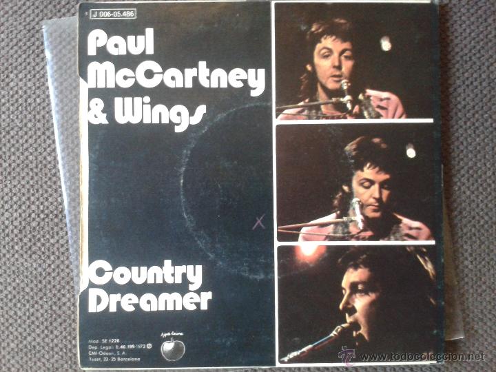 Discos de vinilo: PAUL MCCARTNEY SINGLE HELEN WHEELS - Foto 2