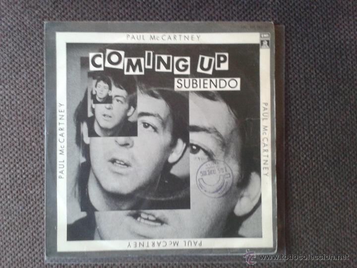 Discos de vinilo: PAUL MCCARTNEY SINGLE COMING UP - Foto 1