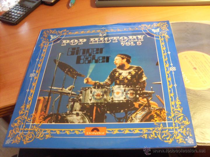 Discos de vinilo: GINGER BAKER (POP HISTORY VOL 8) 2 LP ESPA&Ntilde;A 1971 (B-3) - Foto 1