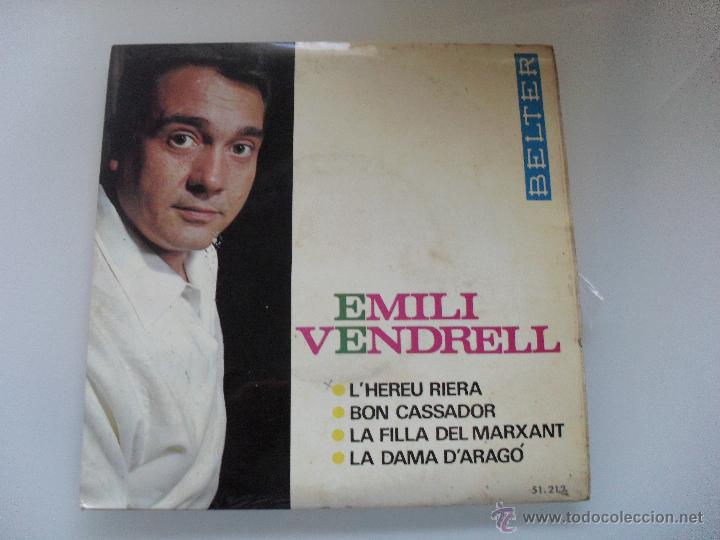 Discos de vinilo: EMILI VENDRELL - LHEREU RIERA + 3 EP 1966 - Foto 1