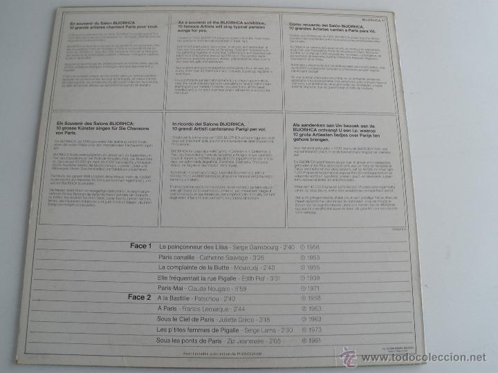 Discos de vinilo: BIJORHCA PARIS - Foto 2