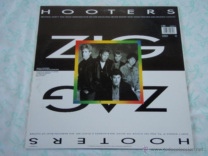 Discos de vinilo: Hooters &ndash; Zig Zag, Netherlands 1989 CBS - Foto 2