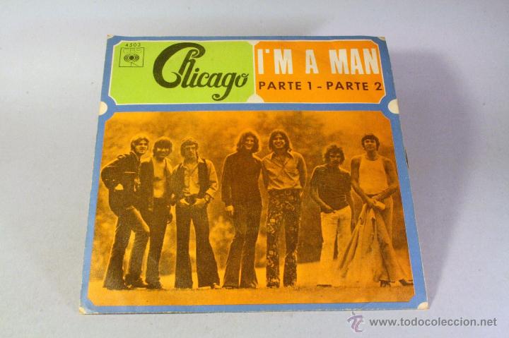 Discos de vinilo: CHICAGO. Im a Man. Parte1 - parte 2. CBS - Foto 1