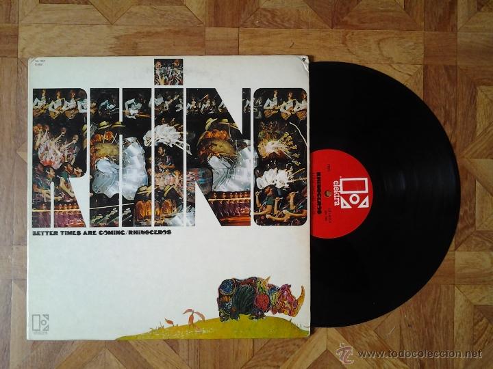 Discos de vinil: RHINOCEROS - BETTER TIMES ARE COMING - 3&ordm; LP USA 1970 - CARPETA VG+ VINILO VGVG+
