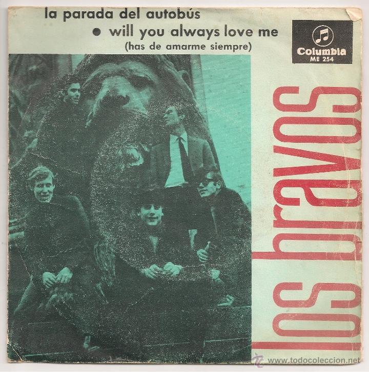 Discos de vinilo: LOS BRAVOS - LA PARADA DEL AUTOBUS (SINGLE COLUMBIA 1966) - Foto 1