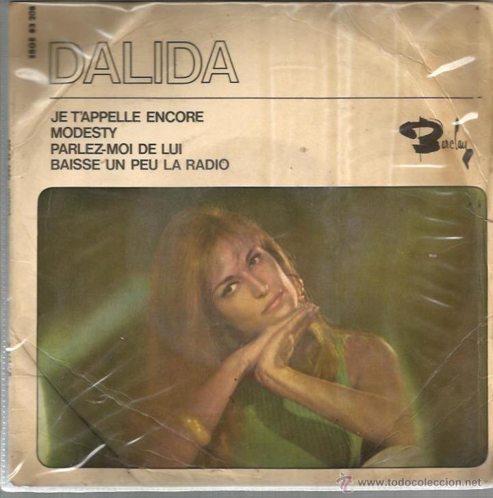 Discos de vinilo: EP DALIDA : JE T&acute;APELLE ENCORE - Foto 1