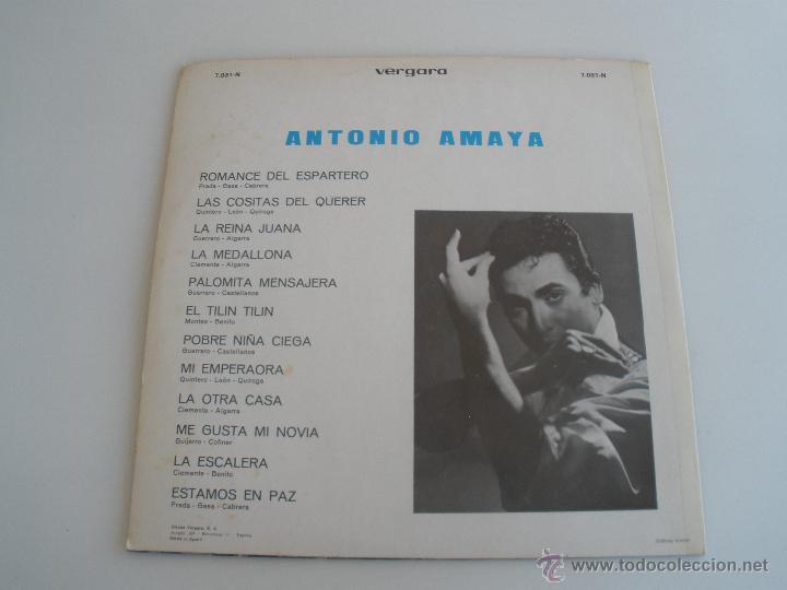 Discos de vinilo: ANTONIO AMAYA - Foto 2
