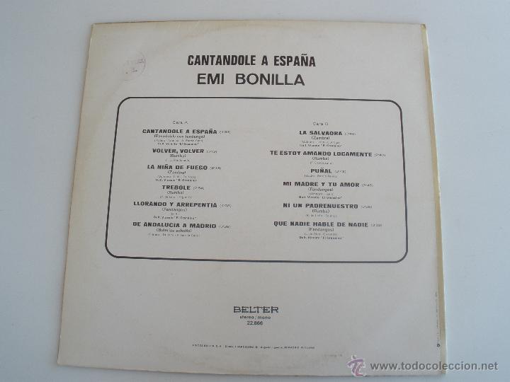 Discos de vinilo: EMI BONILLA - Foto 2