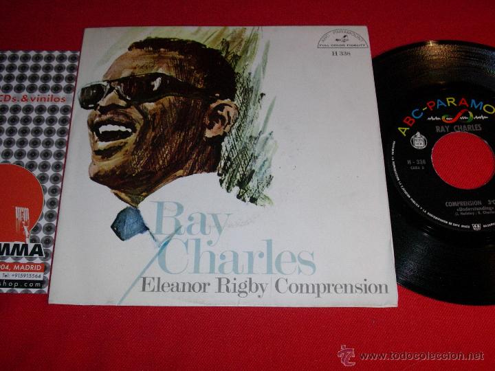 Discos de vinilo: ray charles eleanor  rigby    spain 1968   single - Foto 1
