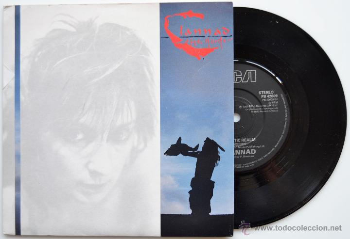 Vinyl records: CLANNAD-THE HUNTER/ATLANTIC REALM -SINGLE-1989-RCA- UK