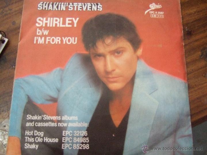 Discos de vinilo: SHAKIN STEVENS Shirley-Im for you - Foto 2