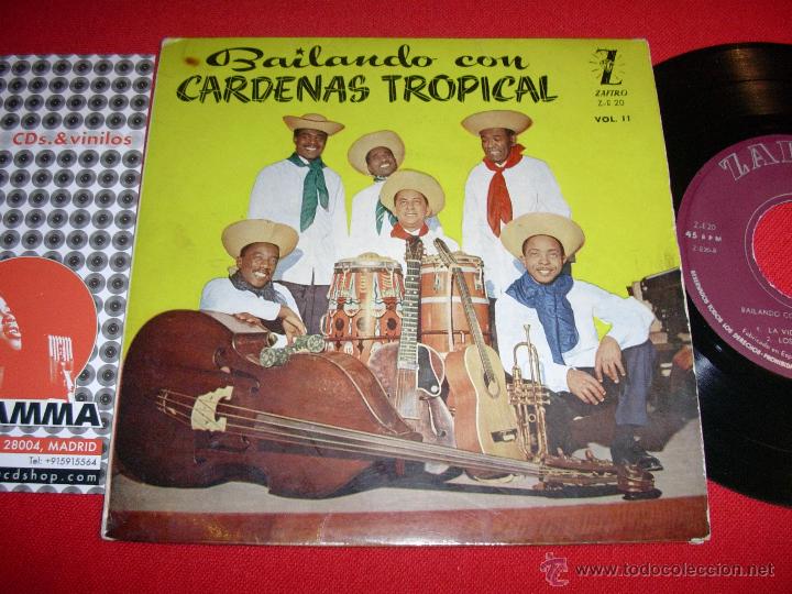 Disques de vinyle: bailando con cardenas tropical  volumen #2   afro - ca&ntilde;i    ep