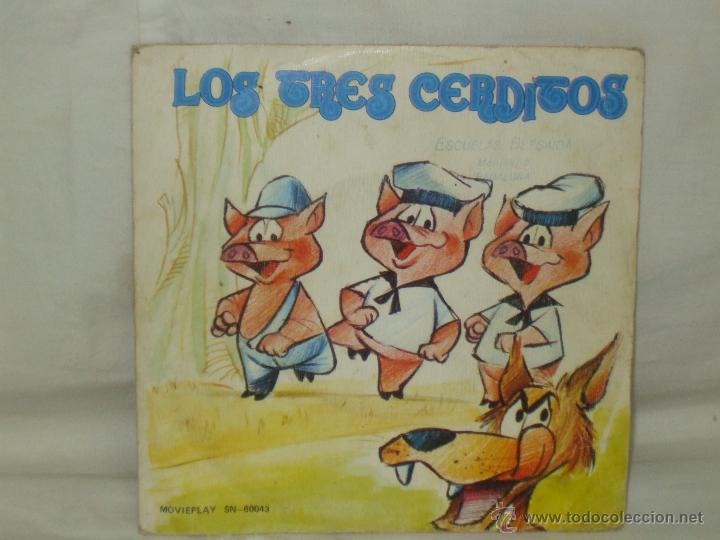Discos de vinilo: Los tres cerditos - Foto 1