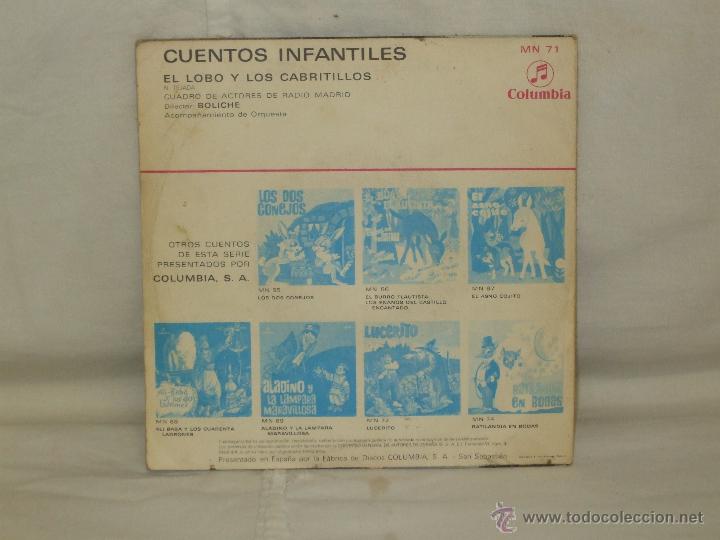 Discos de vinilo: El lobo y los cabritos - Foto 2