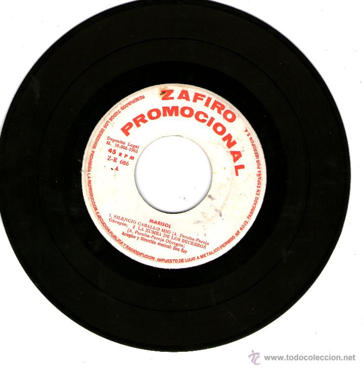 Discos de vinilo: MARISOL EP PROMOCIONAL - Foto 2