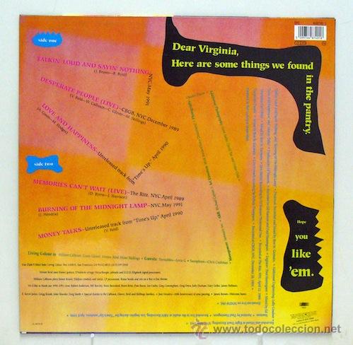 Discos de vinilo: Living Colour - Biscuits (Maxi Single Vinilo. Original 1991) - Foto 2