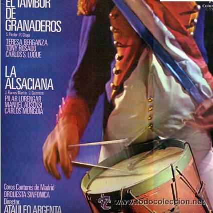 Dischi in vinile: EL TAMBOR DE GRANADEROS-LA ALSACIANA