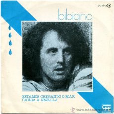 Discos de vinilo: BIBIANO - ESTAMOS CHEGANDO O MAR - SG SPAIN 1976 - EXPLOSION/CFE E-34543
