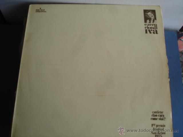 Discos de vinilo: IVA ZANICCHI EXCEPCIONAL IVA - Foto 1